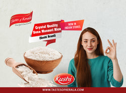 Crystal Quality Sona Masoori Rice (Kushi Brand)